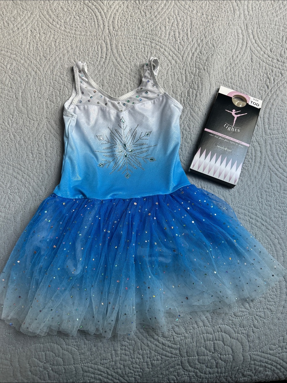 Girls Sparkle Leotard with Tights